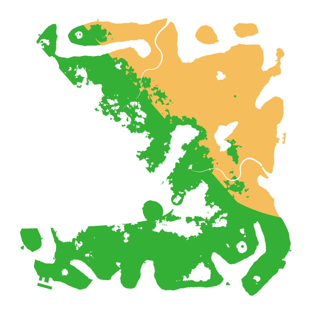 Biome Rust Map: Procedural Map, Size: 4250, Seed: 12603