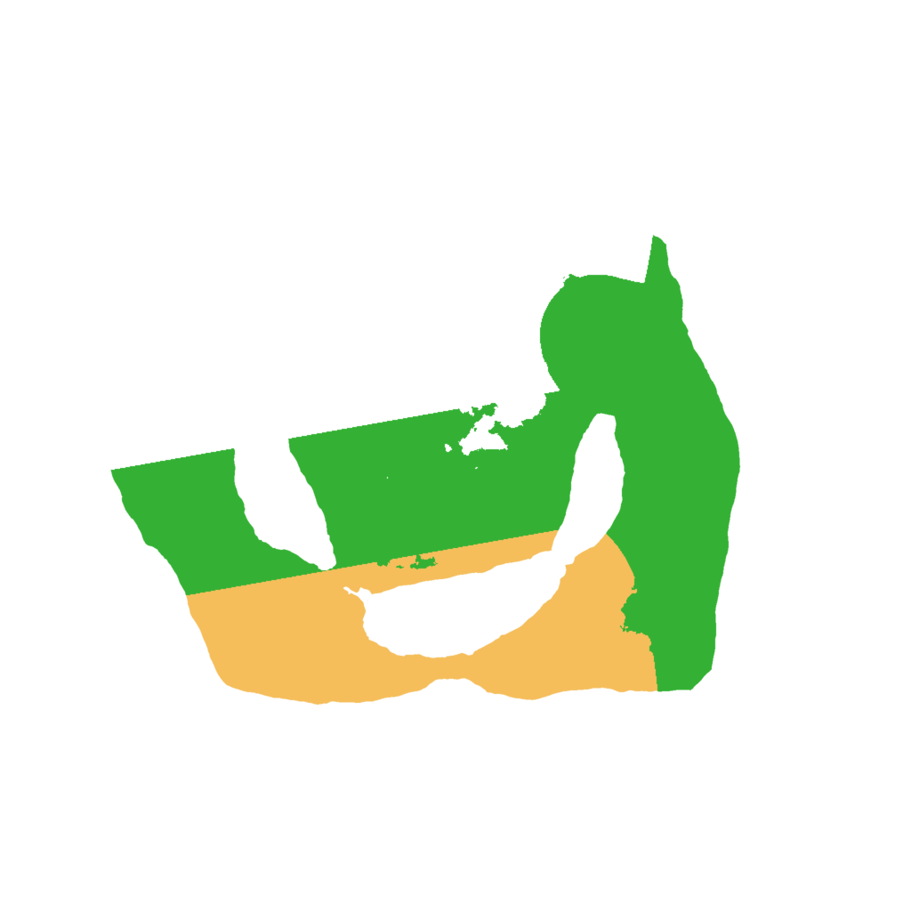 Biome Rust Map: Barren, Size: 2000, Seed: 45