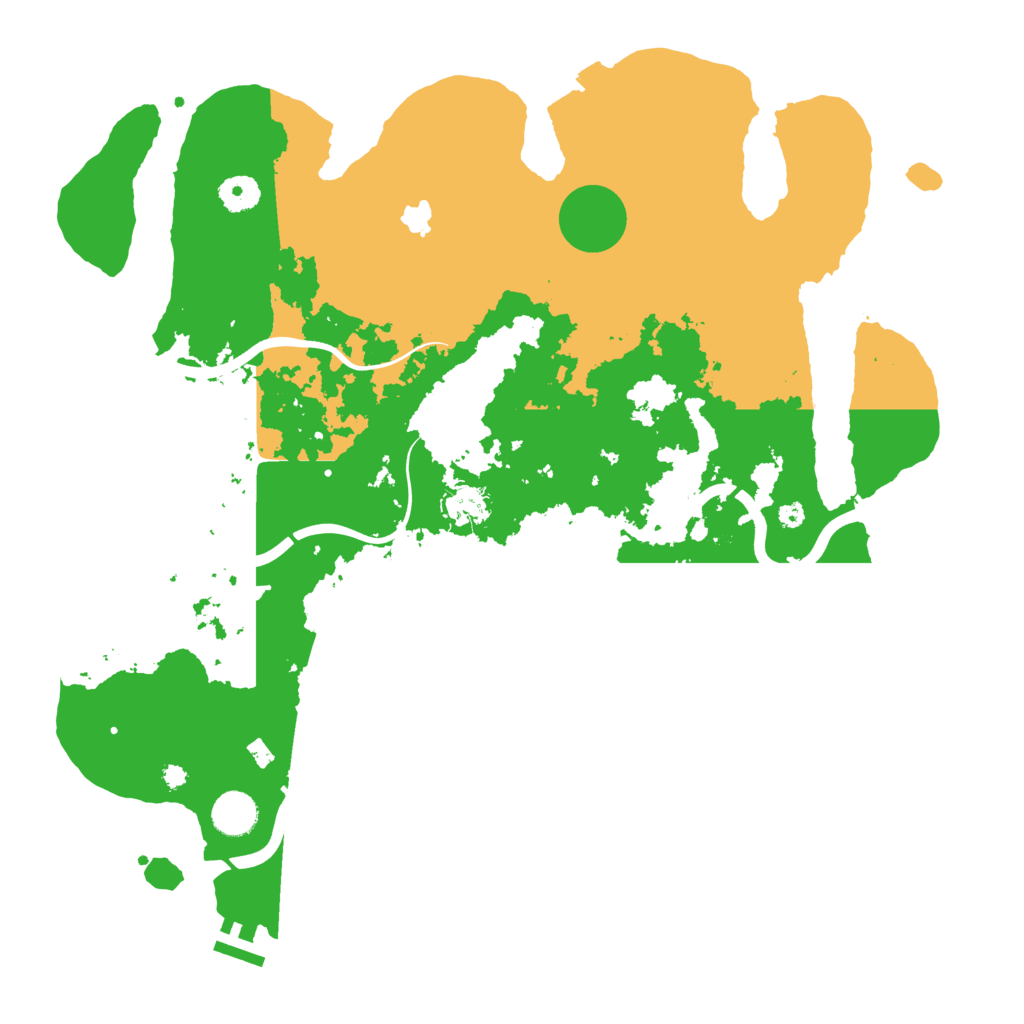 Biome Rust Map: Procedural Map, Size: 4000, Seed: 1225495650