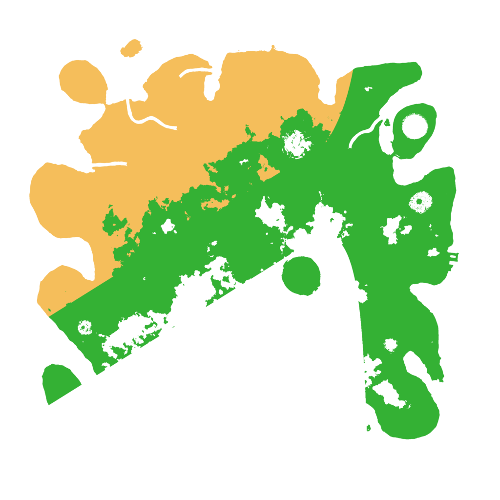 Biome Rust Map: Procedural Map, Size: 3500, Seed: 75184198