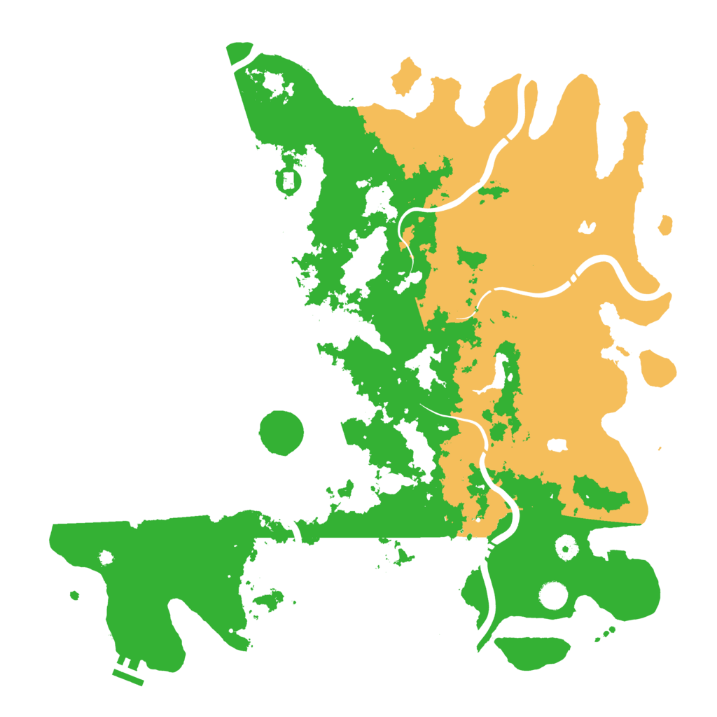 Biome Rust Map: Procedural Map, Size: 4500, Seed: 695