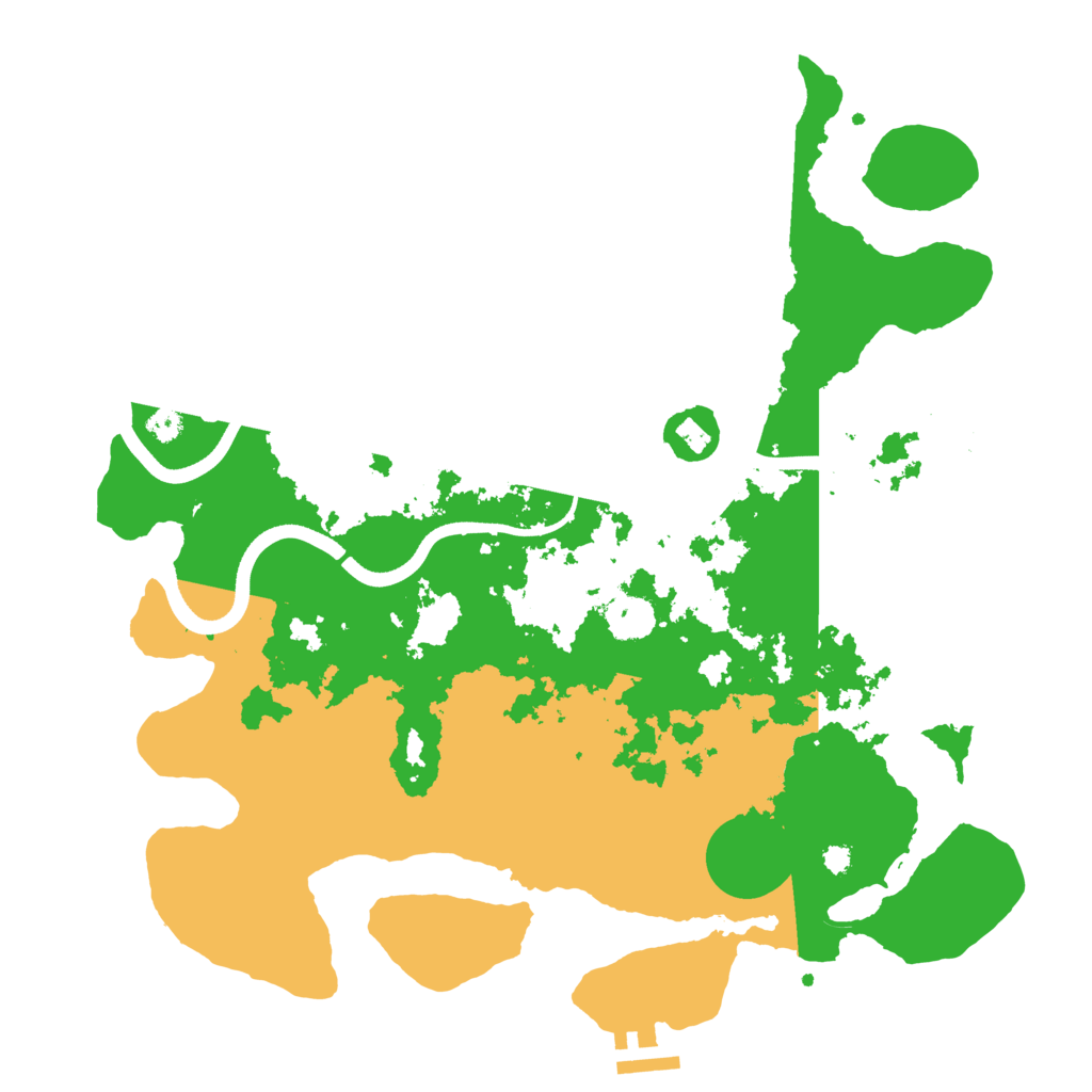 Biome Rust Map: Procedural Map, Size: 3500, Seed: 9224649