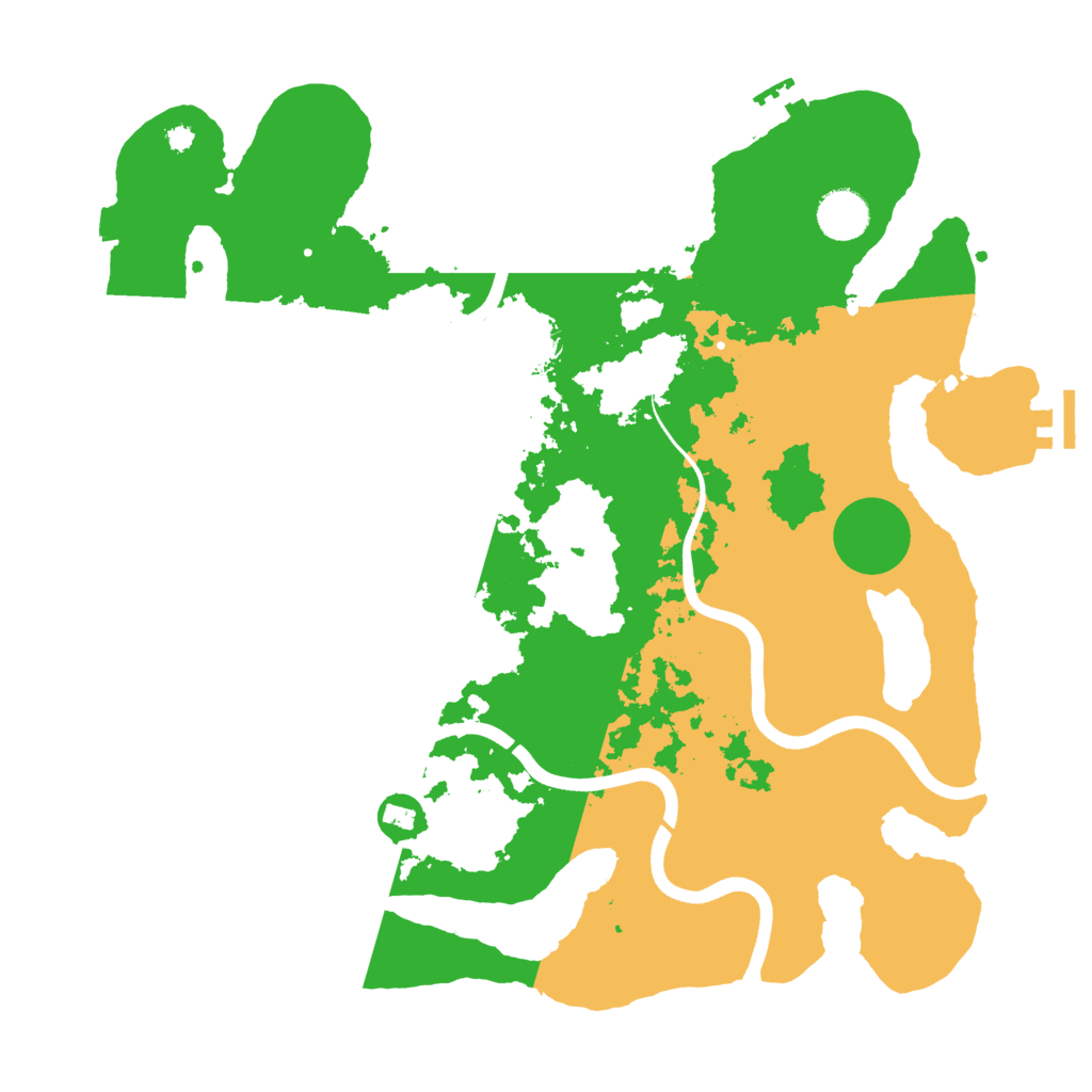 Biome Rust Map: Procedural Map, Size: 3750, Seed: 56064935