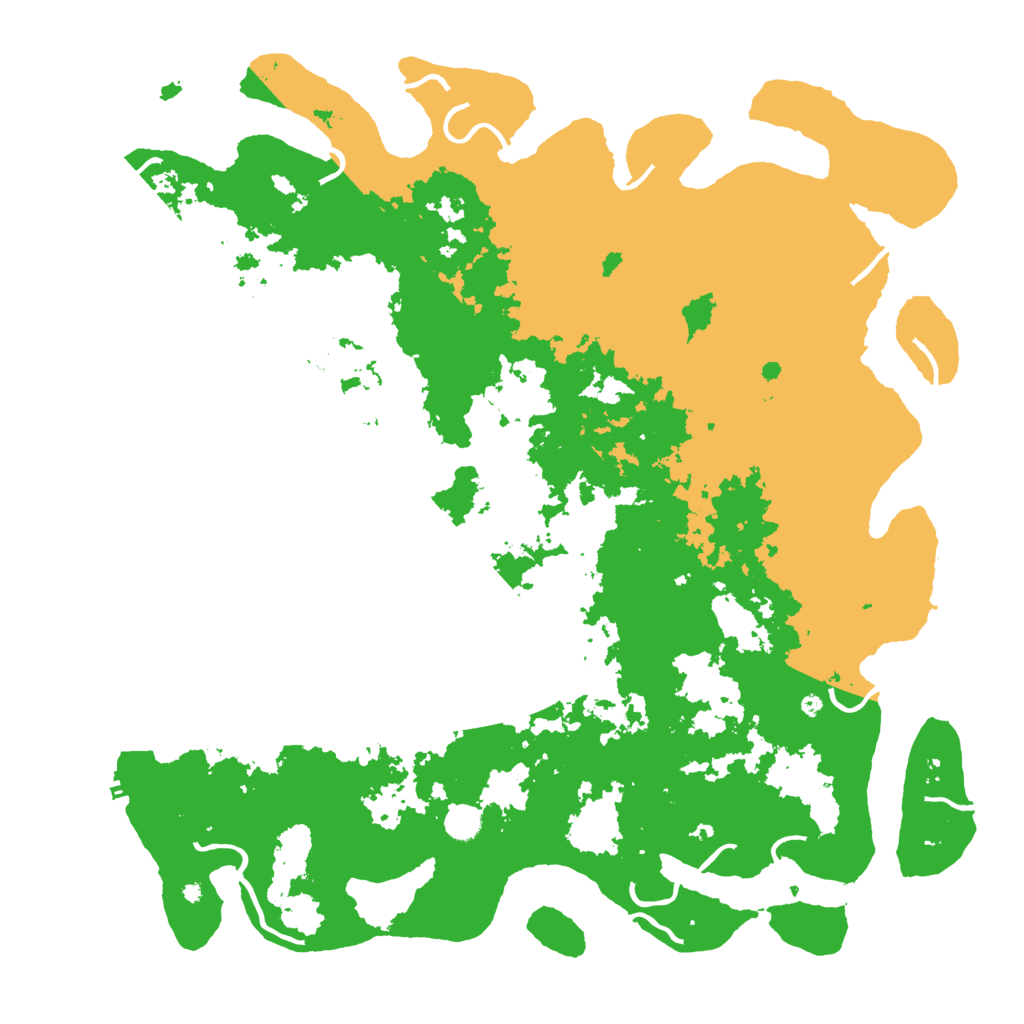 Biome Rust Map: Procedural Map, Size: 5000, Seed: 77533