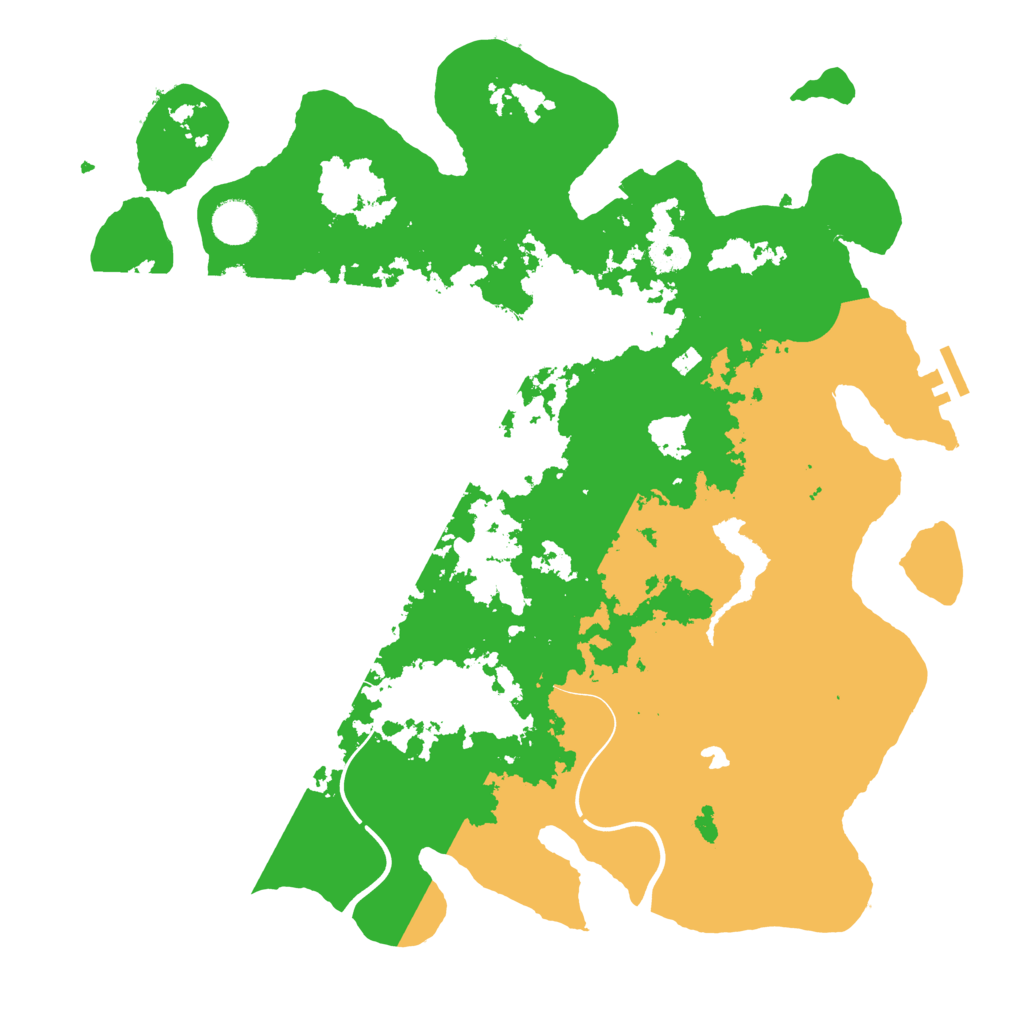 Biome Rust Map: Procedural Map, Size: 4000, Seed: 233588