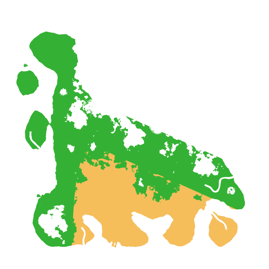Biome Rust Map: Procedural Map, Size: 3500, Seed: 1462878849