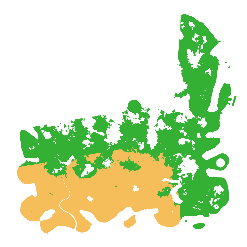 Biome Rust Map: Procedural Map, Size: 5000, Seed: 1744075450
