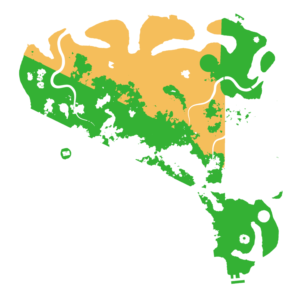 Biome Rust Map: Procedural Map, Size: 4500, Seed: 2072001769