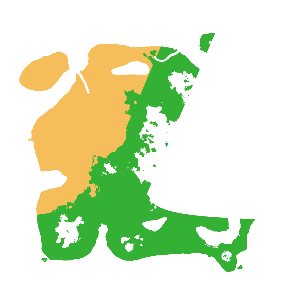 Biome Rust Map: Procedural Map, Size: 3000, Seed: 4345552
