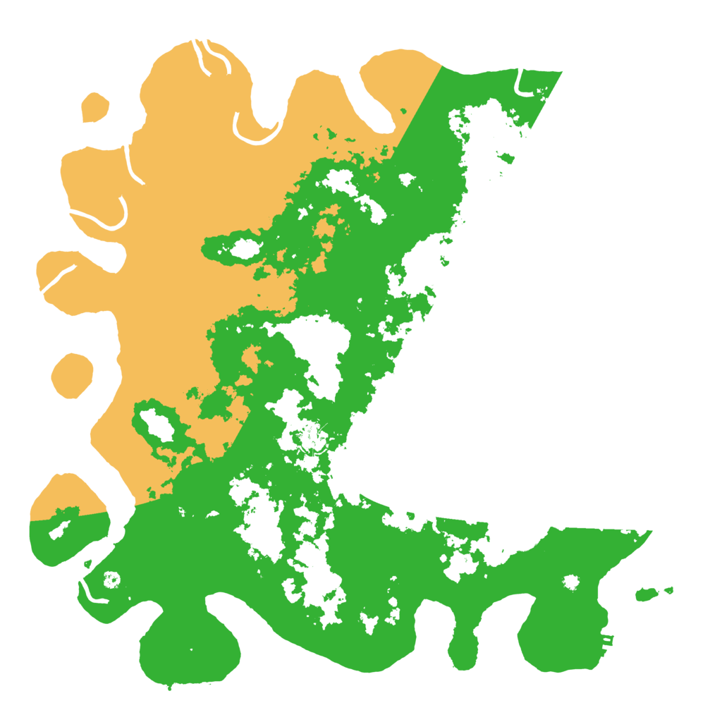Biome Rust Map: Procedural Map, Size: 4250, Seed: 18670