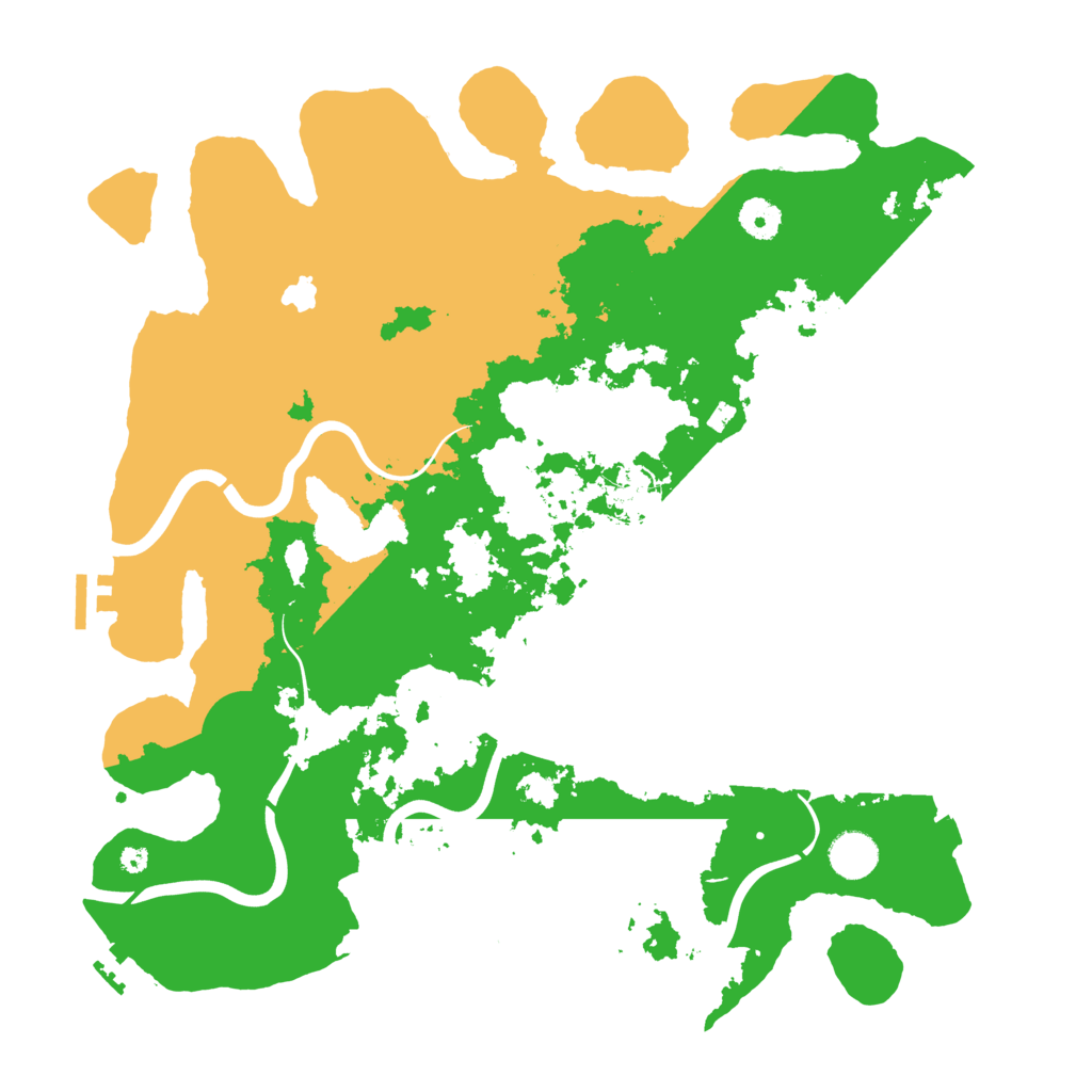 Biome Rust Map: Procedural Map, Size: 4000, Seed: 1811038206