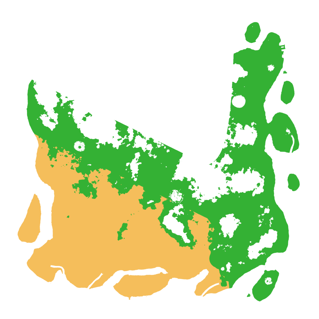 Biome Rust Map: Procedural Map, Size: 4500, Seed: 2183676