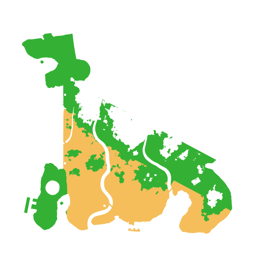 Biome Rust Map: Procedural Map, Size: 3250, Seed: 384578032