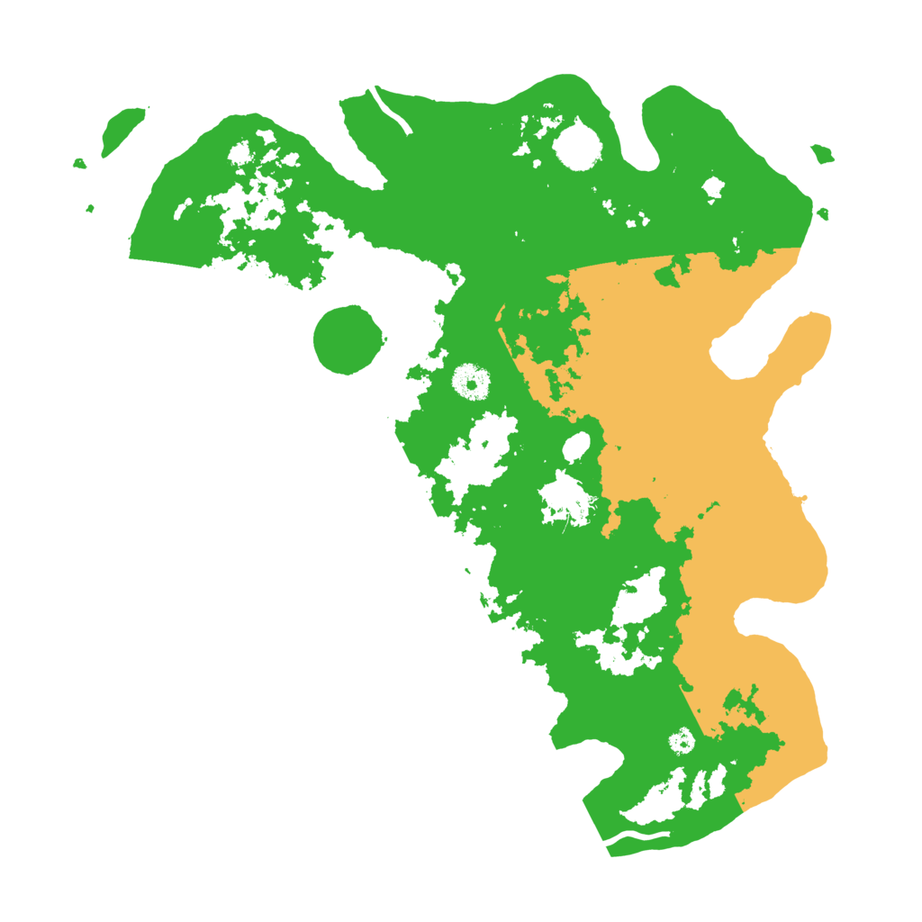 Biome Rust Map: Procedural Map, Size: 3700, Seed: 426225473