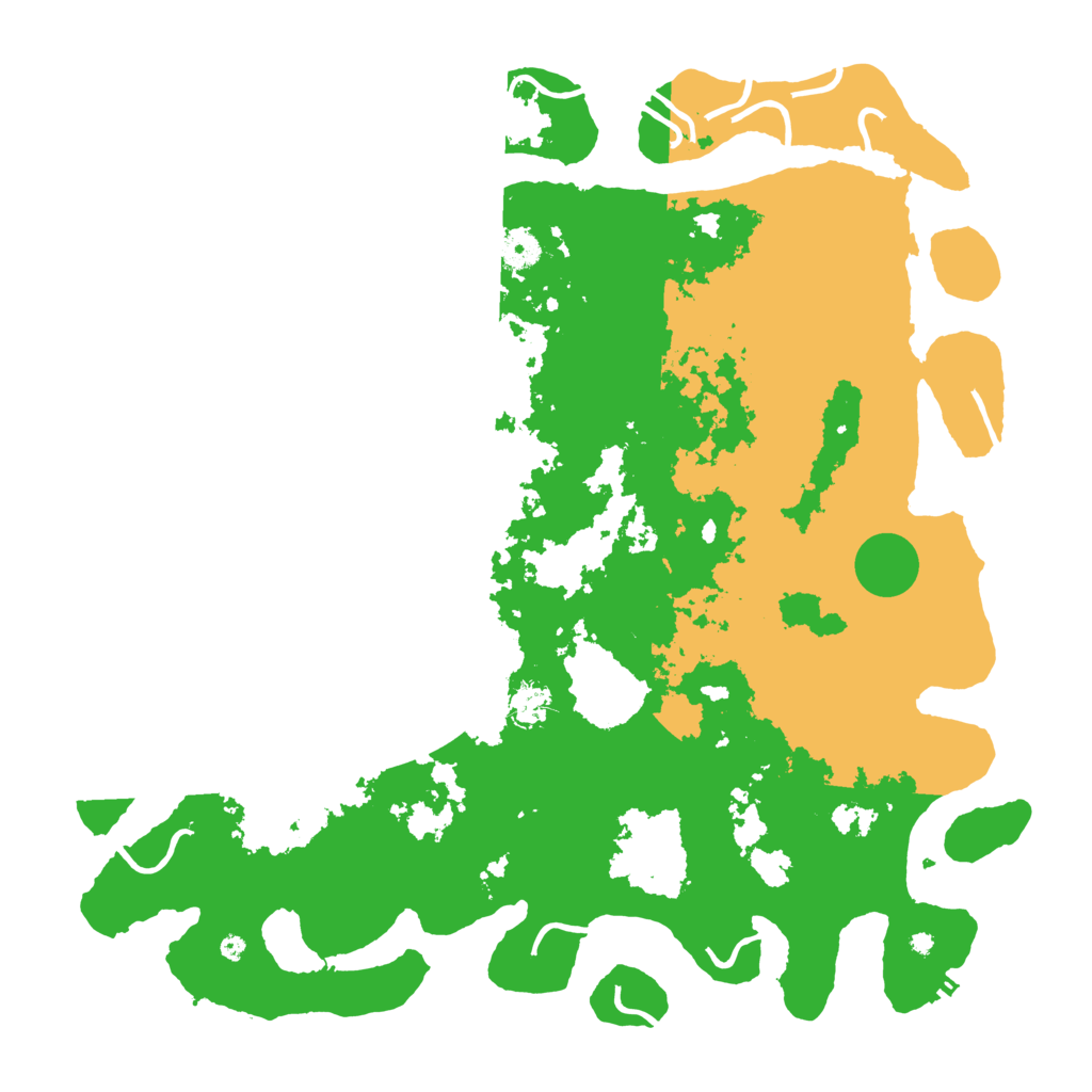 Biome Rust Map: Procedural Map, Size: 4500, Seed: 51545