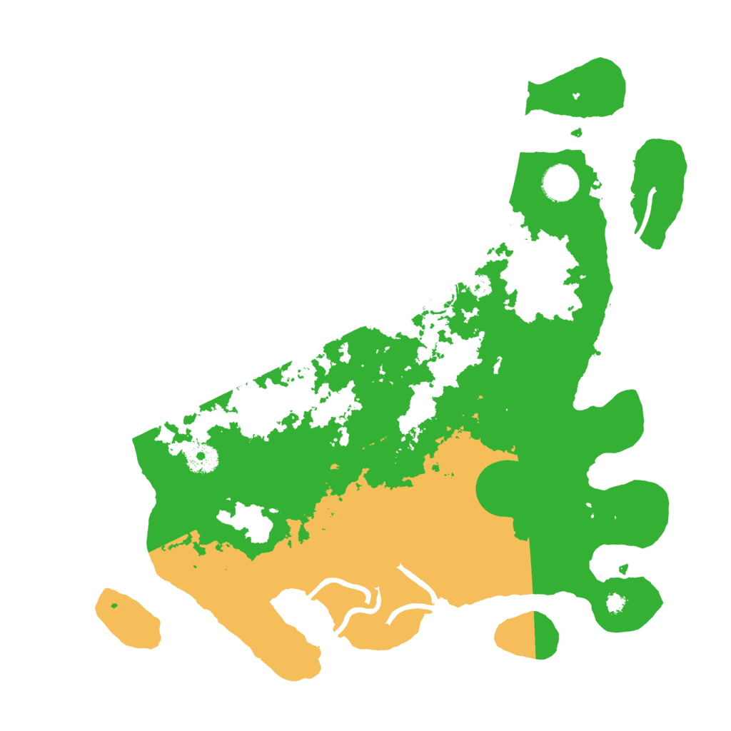 Biome Rust Map: Procedural Map, Size: 3500, Seed: 893262527