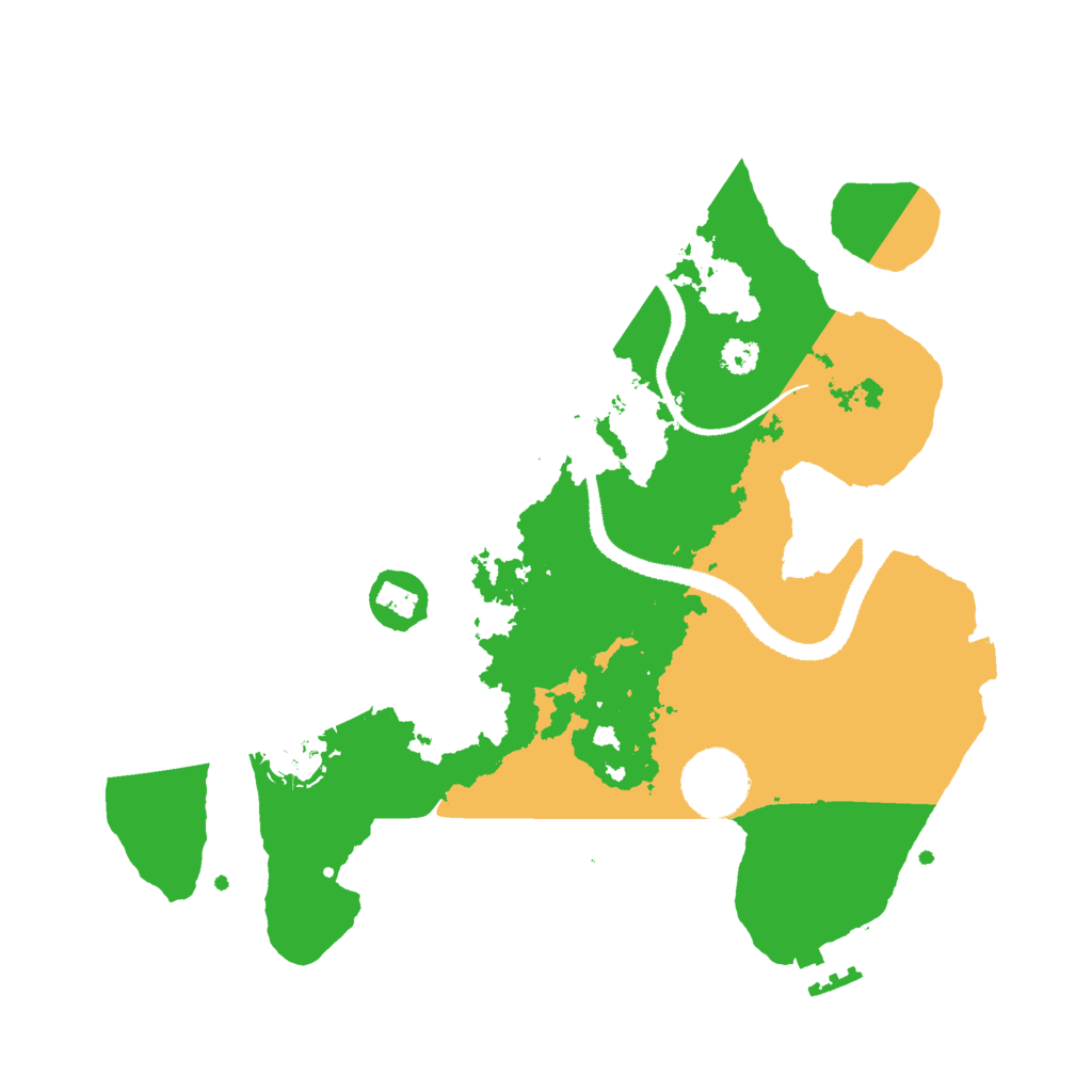 Biome Rust Map: Procedural Map, Size: 3000, Seed: 452