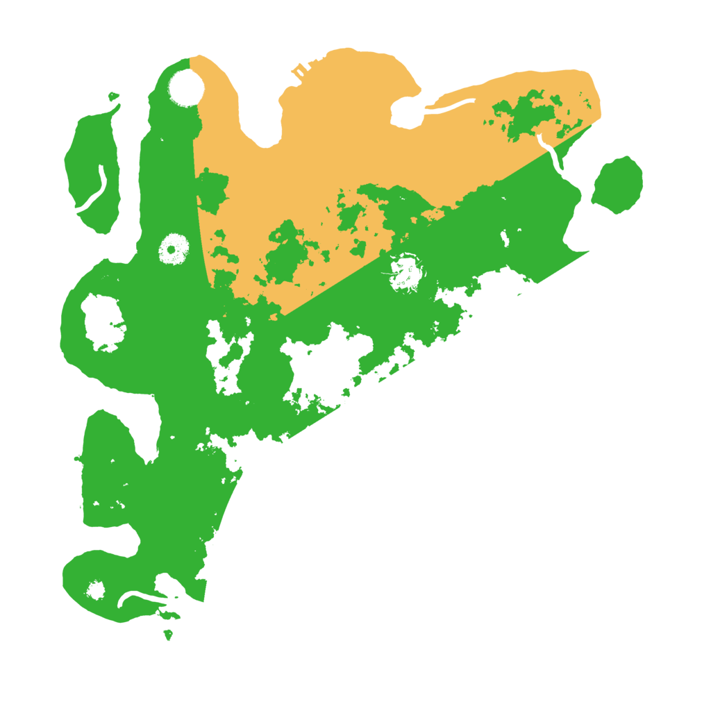Biome Rust Map: Procedural Map, Size: 3500, Seed: 1999162682