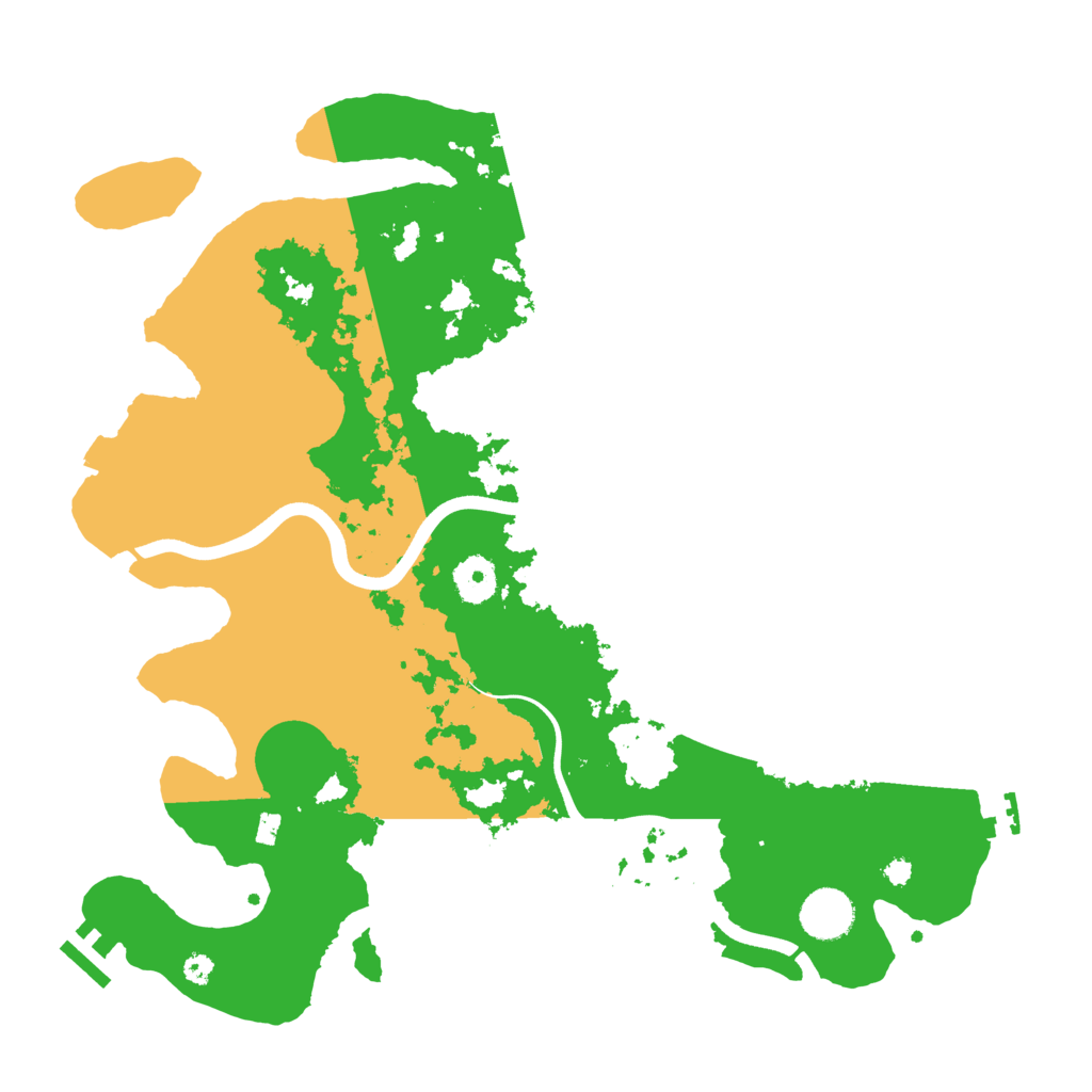 Biome Rust Map: Procedural Map, Size: 3700, Seed: 1853463944