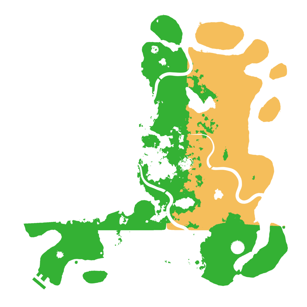 Biome Rust Map: Procedural Map, Size: 4000, Seed: 496711