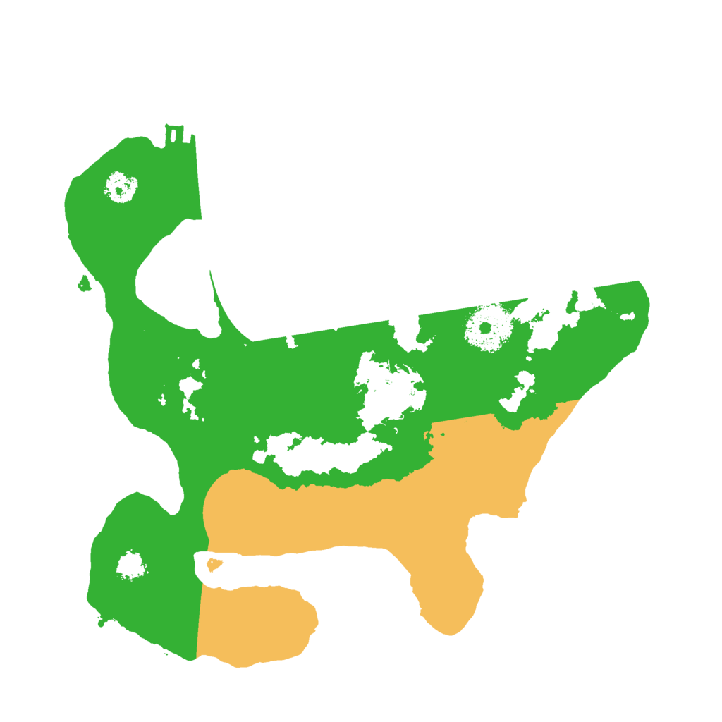 Biome Rust Map: Procedural Map, Size: 2400, Seed: 10000