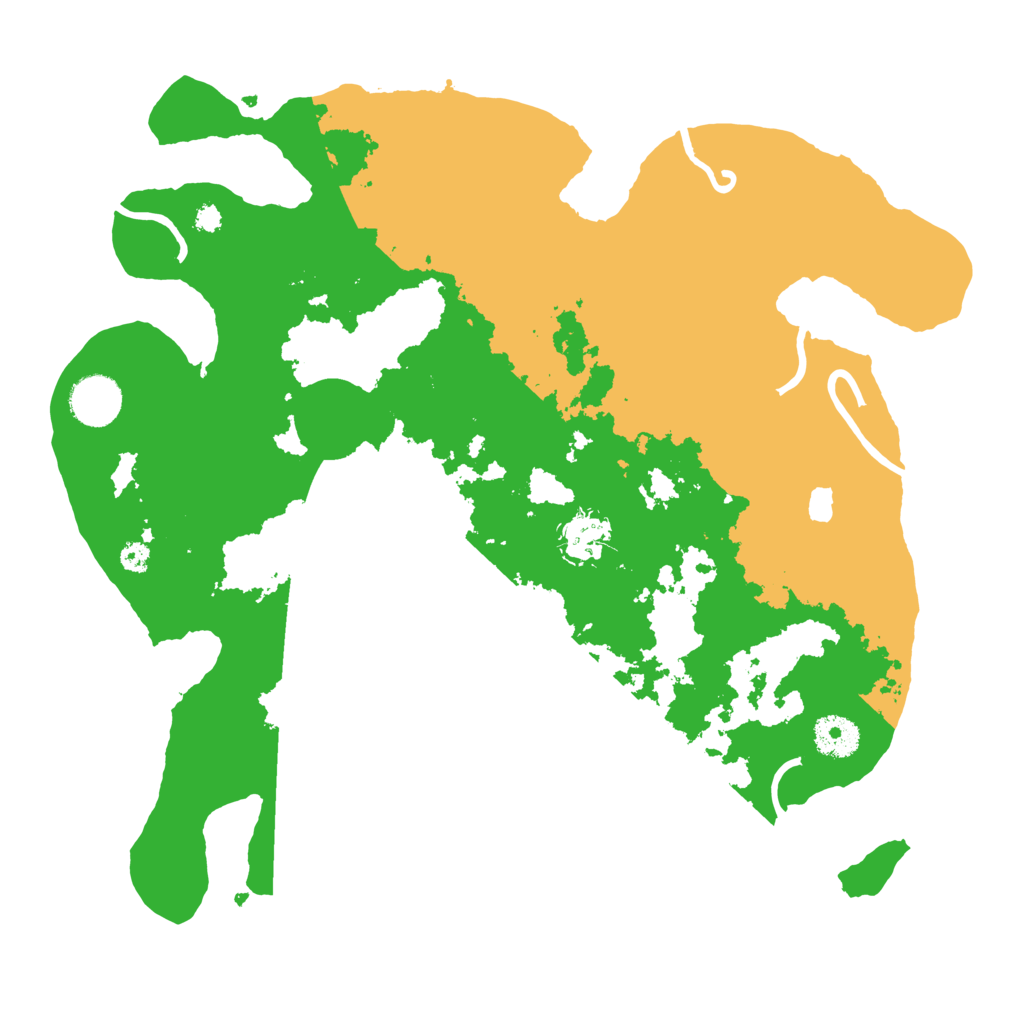 Biome Rust Map: Procedural Map, Size: 3500, Seed: 853737826