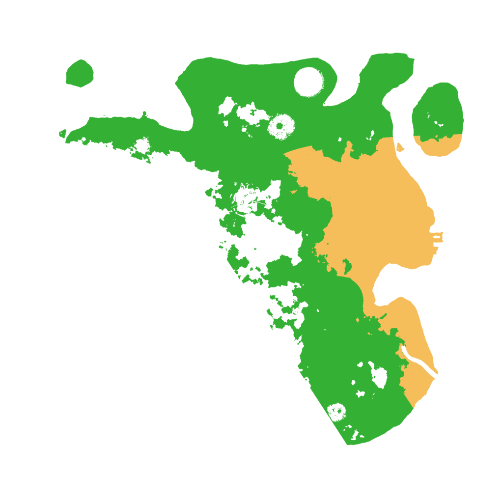 Biome Rust Map: Procedural Map, Size: 3000, Seed: 64736