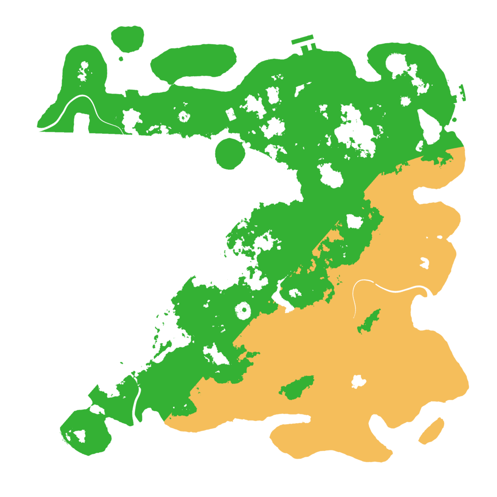 Biome Rust Map: Procedural Map, Size: 4500, Seed: 1423657618
