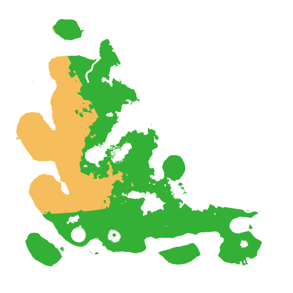 Biome Rust Map: Procedural Map, Size: 3500, Seed: 314353
