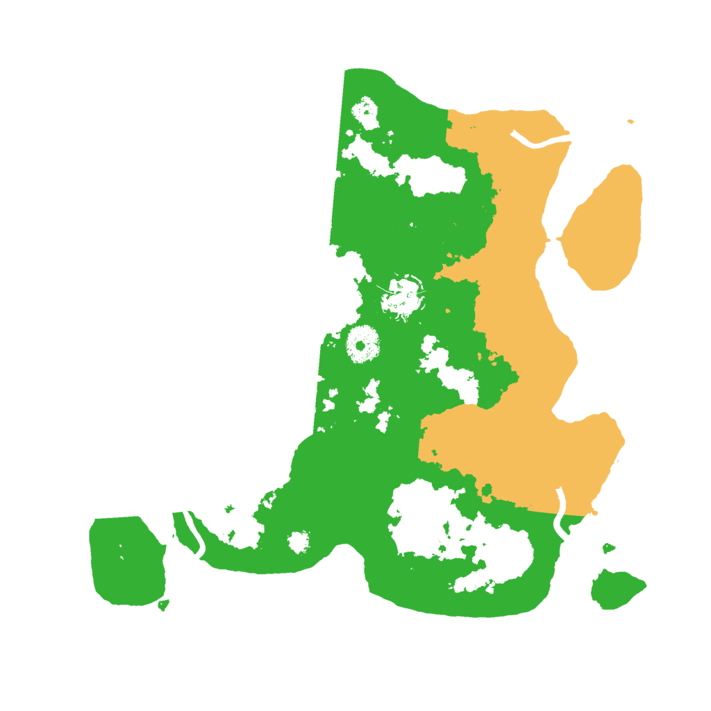 Biome Rust Map: Procedural Map, Size: 3000, Seed: 828098354