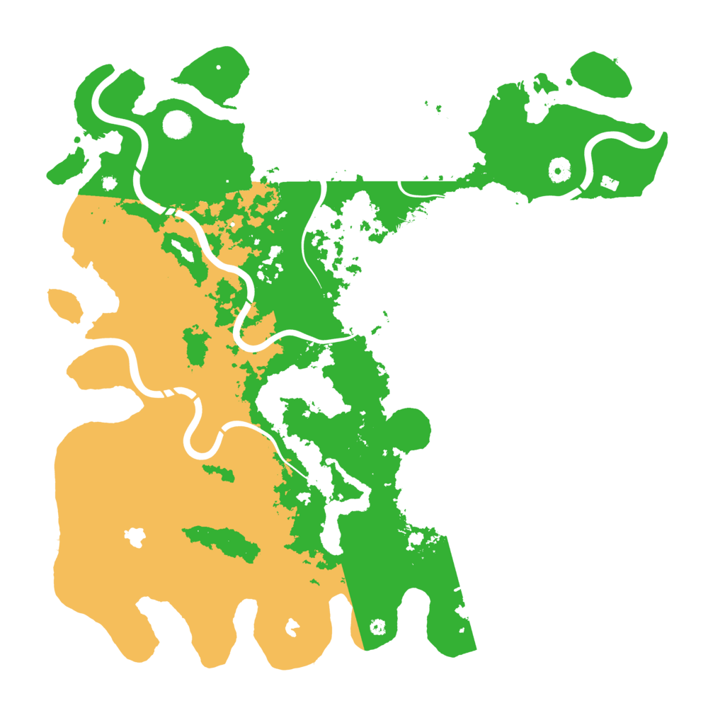 Biome Rust Map: Procedural Map, Size: 4500, Seed: 2003782484