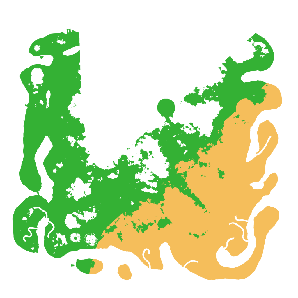 Biome Rust Map: Procedural Map, Size: 4500, Seed: 7803475