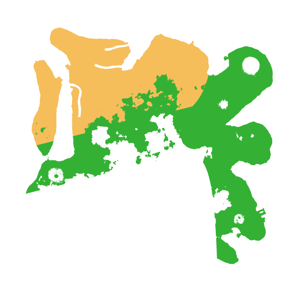Biome Rust Map: Procedural Map, Size: 3000, Seed: 75666