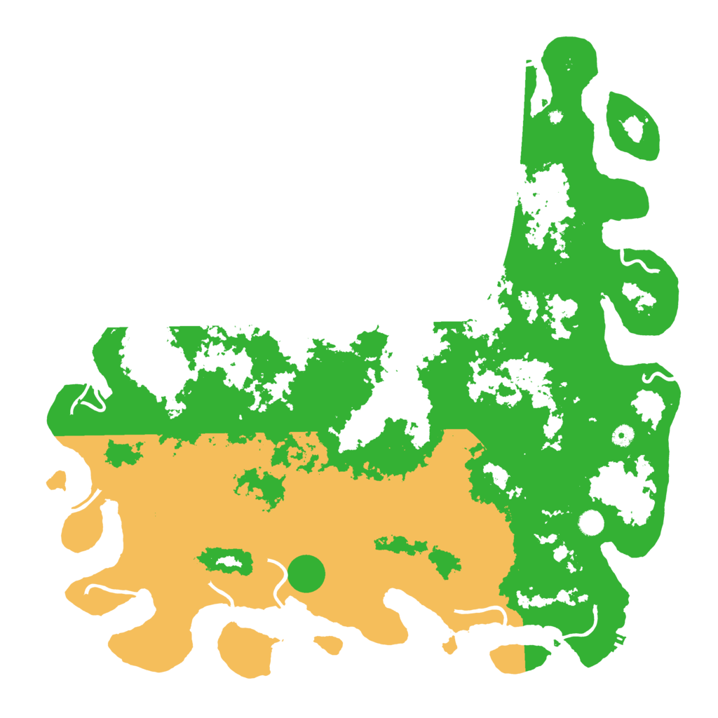 Biome Rust Map: Procedural Map, Size: 5000, Seed: 1987