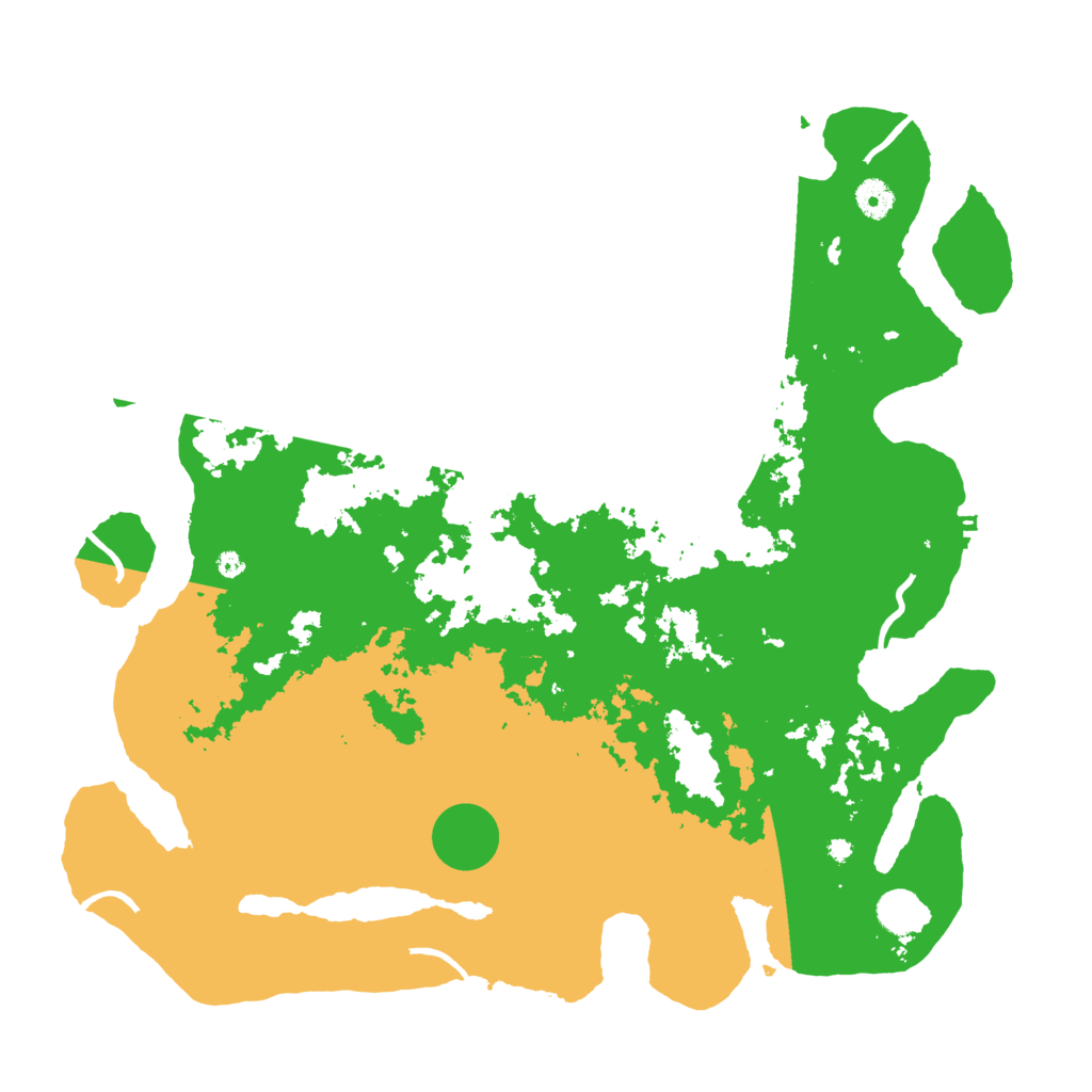 Biome Rust Map: Procedural Map, Size: 4300, Seed: 23569988