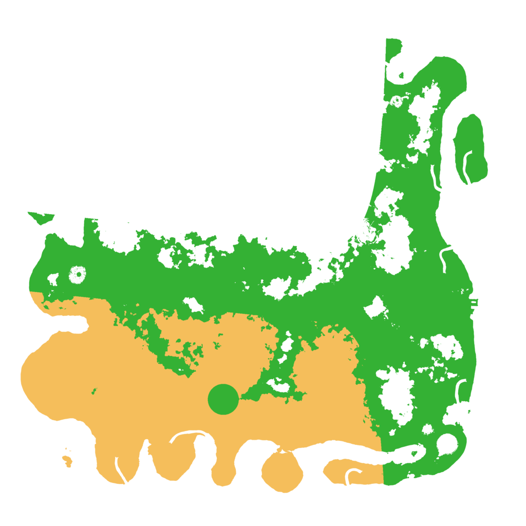 Biome Rust Map: Procedural Map, Size: 4500, Seed: 12905647