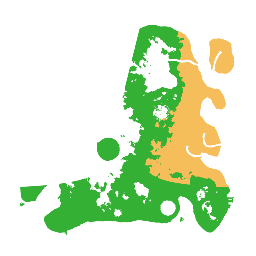 Biome Rust Map: Procedural Map, Size: 3000, Seed: 52817