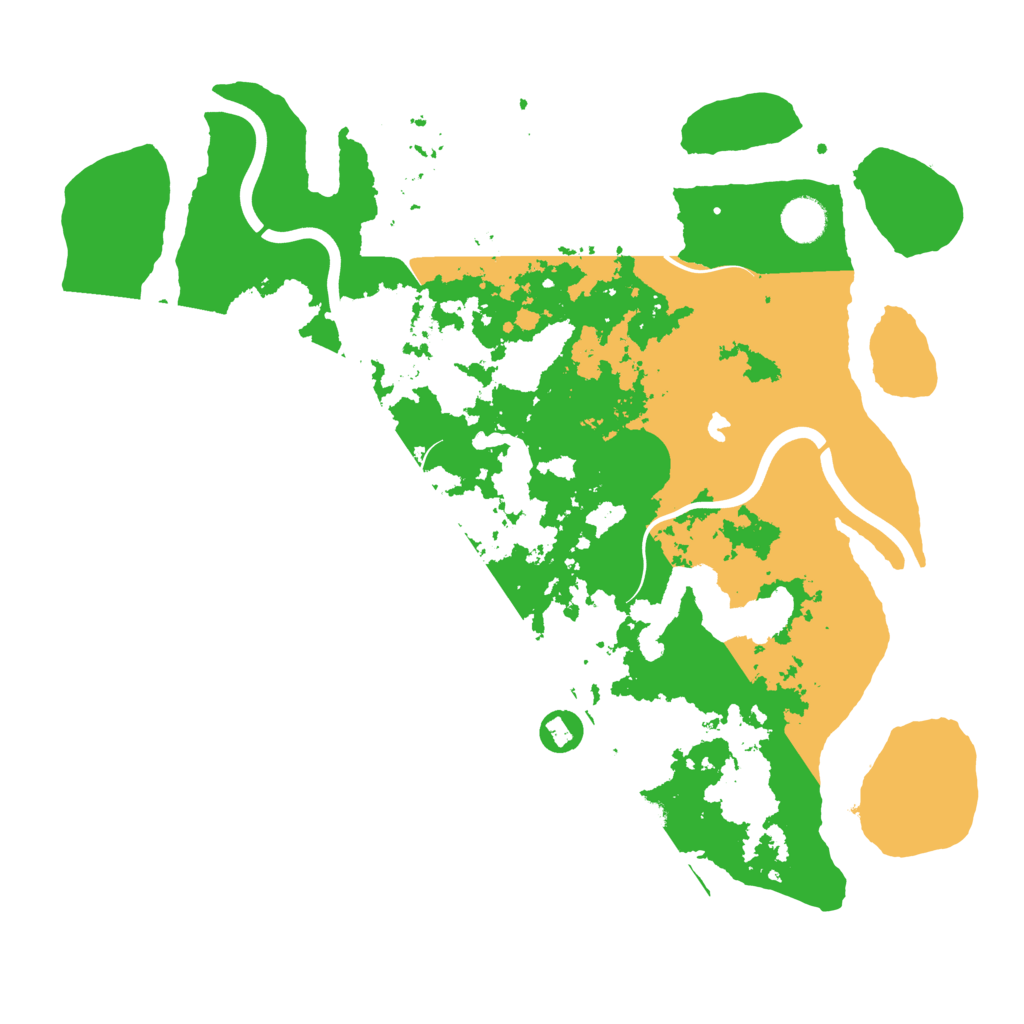 Biome Rust Map: Procedural Map, Size: 4000, Seed: 249569