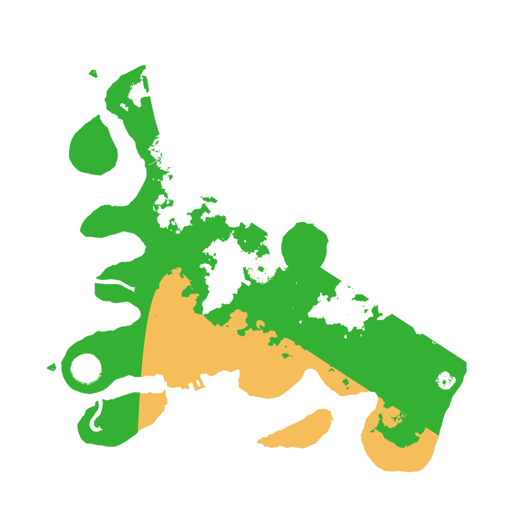 Biome Rust Map: Procedural Map, Size: 3000, Seed: 13705