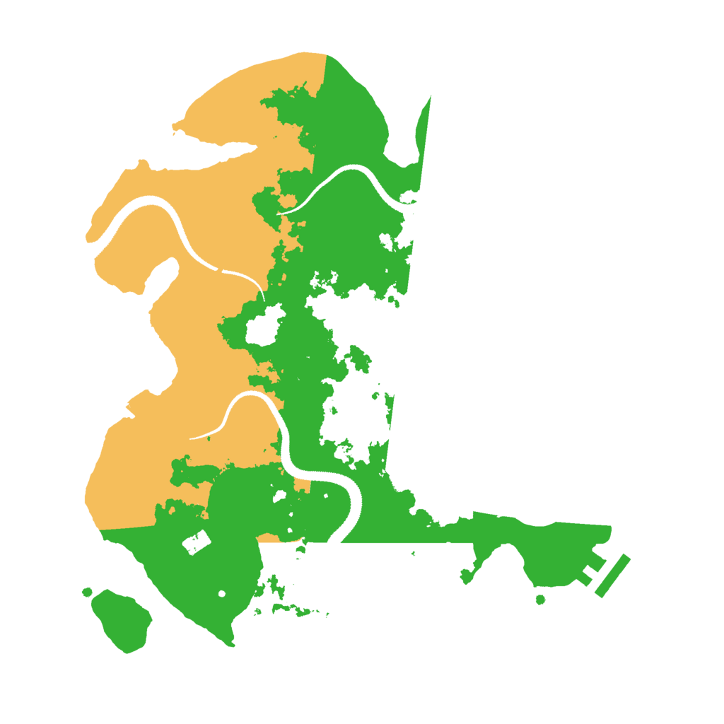 Biome Rust Map: Procedural Map, Size: 3000, Seed: 33928