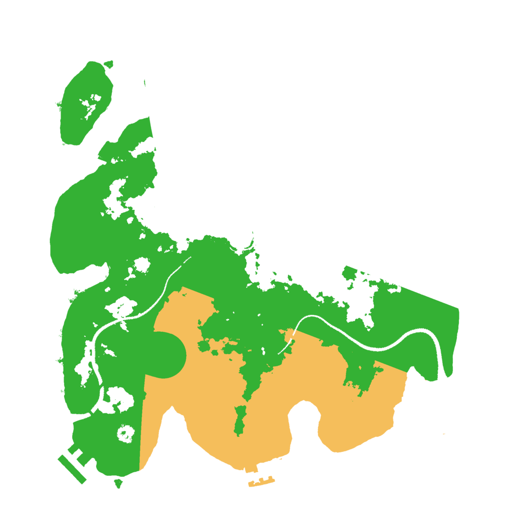 Biome Rust Map: Procedural Map, Size: 3000, Seed: 30191