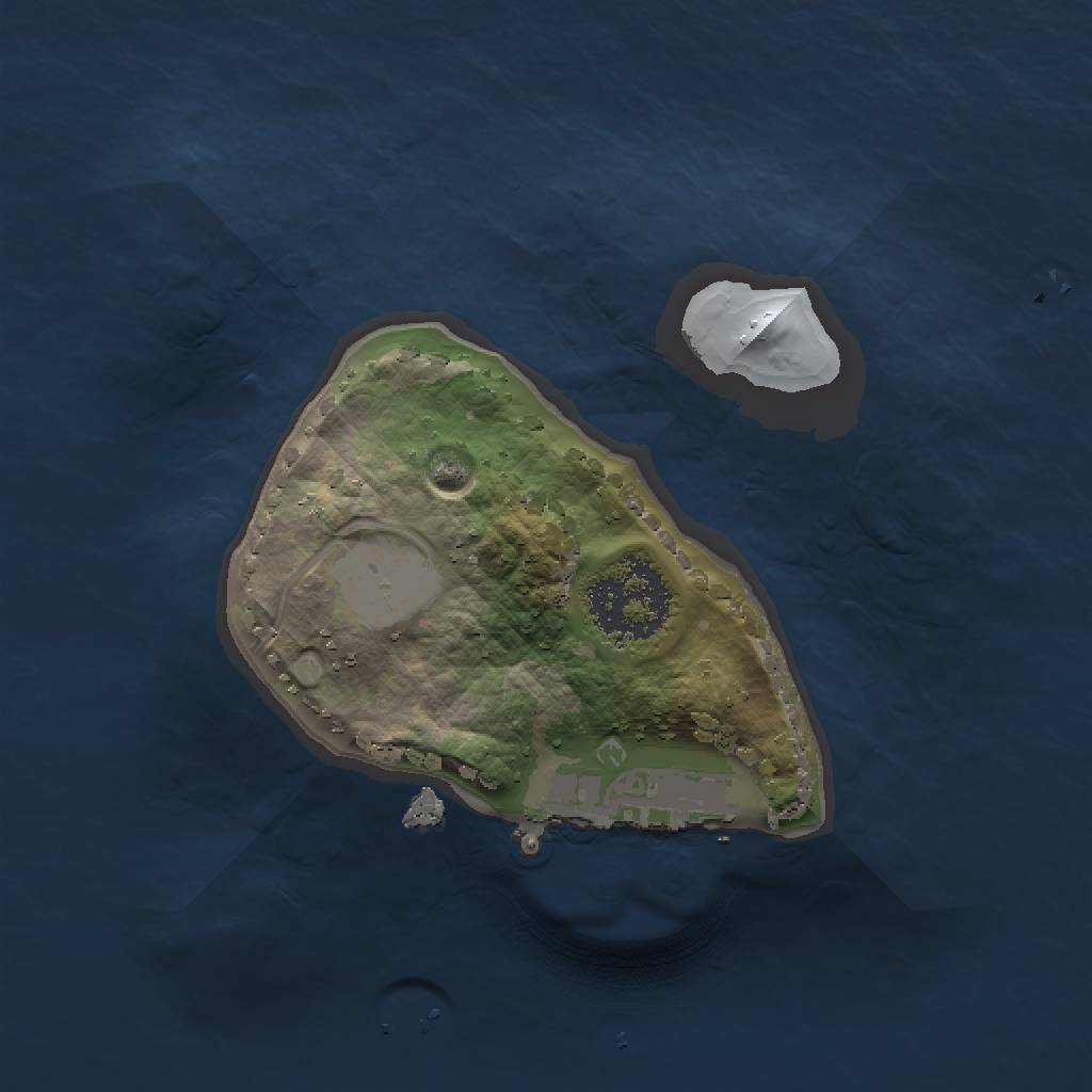 Rust Map: Procedural Map, Size: 1350, Seed: 678, 5 Monuments