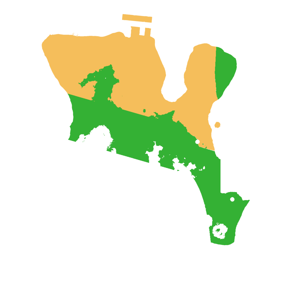 Biome Rust Map: Procedural Map, Size: 2000, Seed: 20875