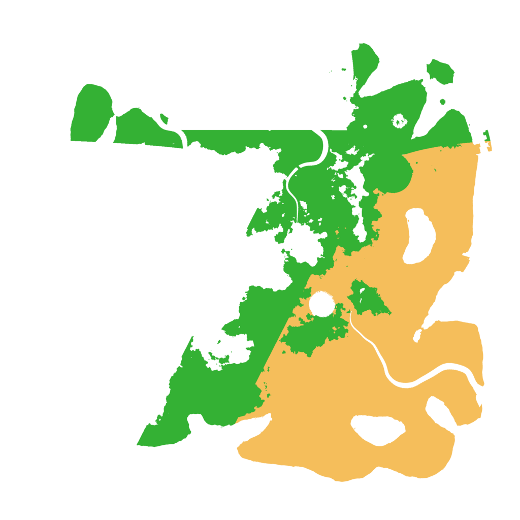 Biome Rust Map: Procedural Map, Size: 3700, Seed: 1238673851