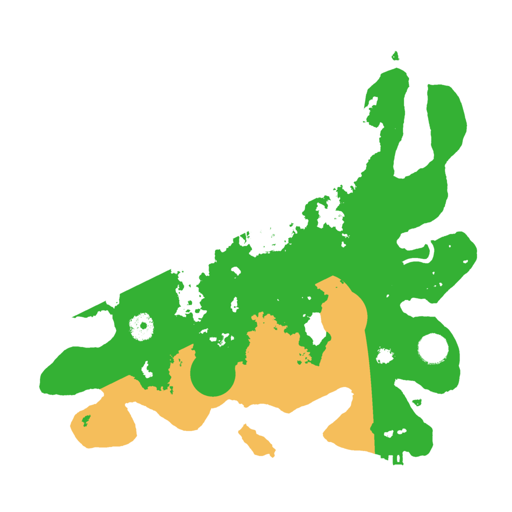 Biome Rust Map: Procedural Map, Size: 3000, Seed: 164790474
