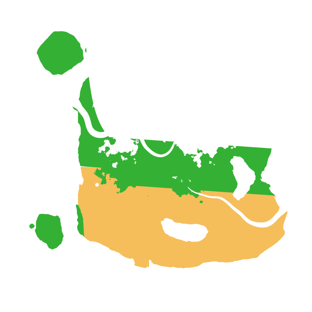 Biome Rust Map: Procedural Map, Size: 2500, Seed: 9786