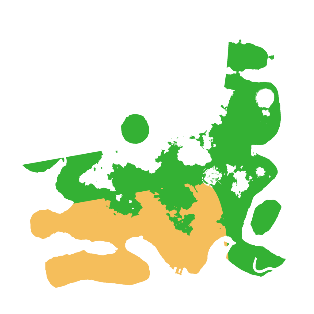 Biome Rust Map: Procedural Map, Size: 3000, Seed: 19343