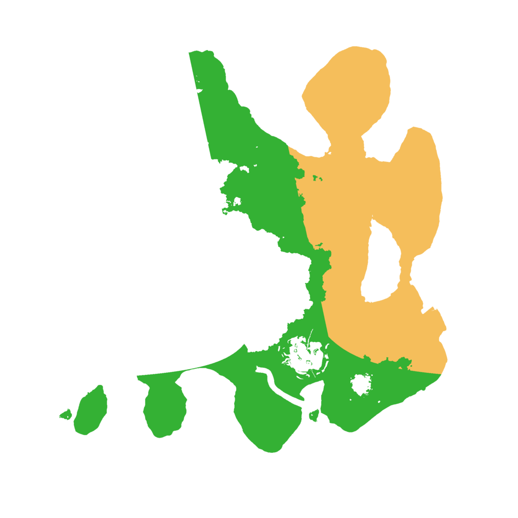 Biome Rust Map: Procedural Map, Size: 2250, Seed: 345