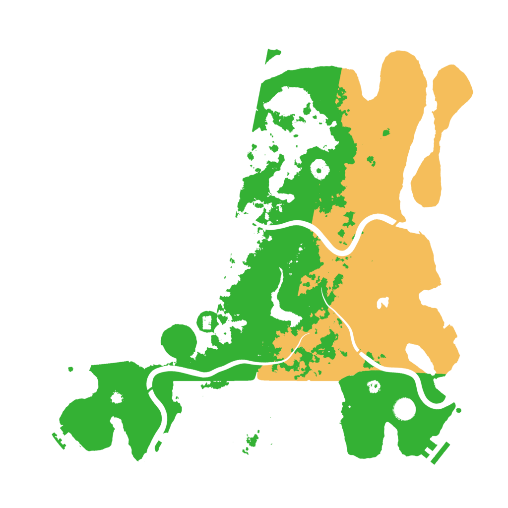 Biome Rust Map: Procedural Map, Size: 4000, Seed: 661694