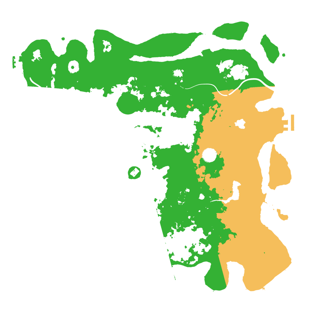 Biome Rust Map: Procedural Map, Size: 4000, Seed: 167111